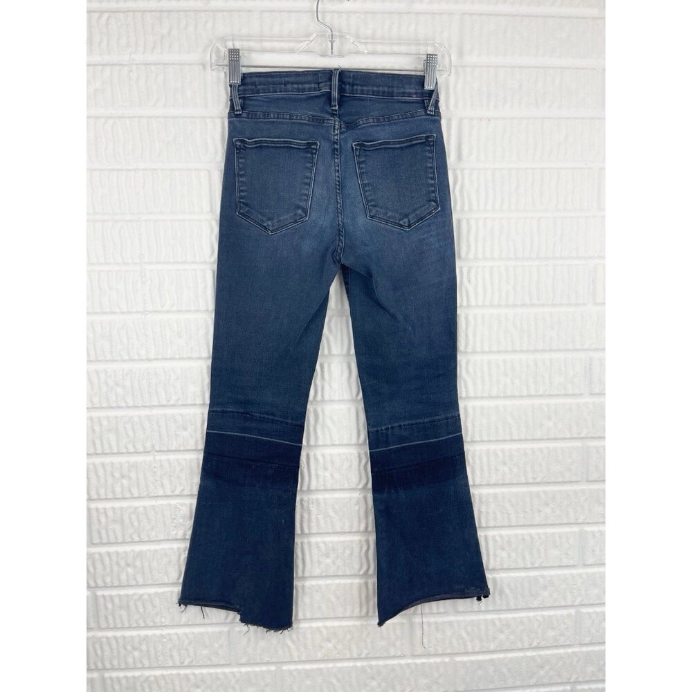 Frame Le High Flare Crop Jeans Petite - Picture 2 of 8